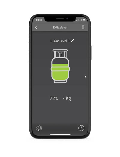 E-Gaslevel in app