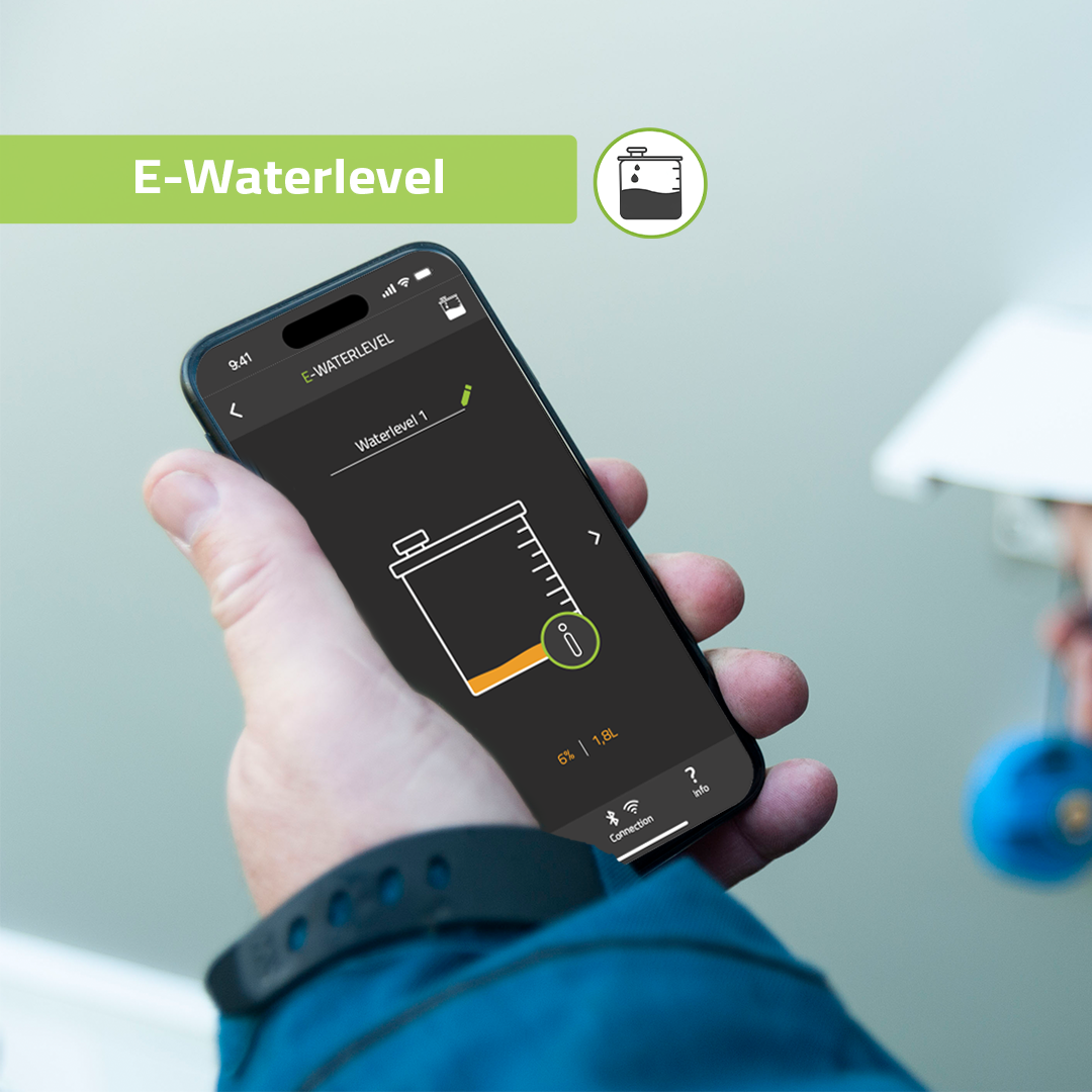 • E-Waterlevel (Wasserfüllstand): Damit wissen Sie immer, wie voll Ihr Frischwassertank ist.