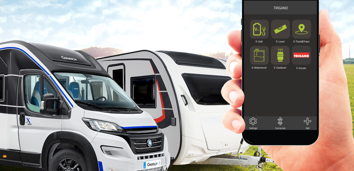 Two new Chausson and Challenger models and one Sterckeman model are fitted with E-Trailer’s Starter Package Plus, E-Gaslevel, and E-Waterlevel as standard features.